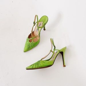 Manolo Blahnik | Green Heels